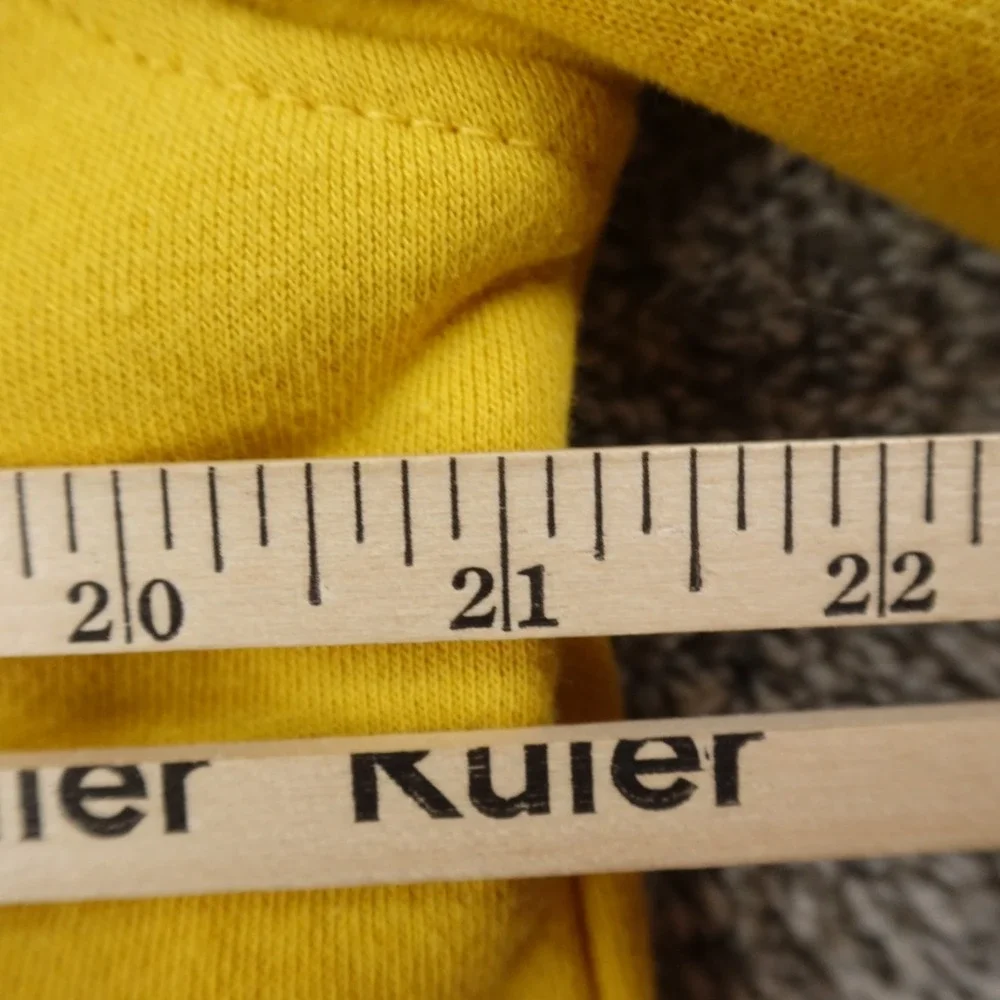NEW True Religion Hoodie Mens L Yellow Buddha Full Zip Sweatshirt Sweater Jacket